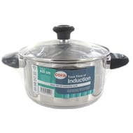 Cora faitout 20cm inox manche soft touch