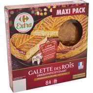 Carrefour extra galette des rois frangipane 8 parts 600g