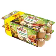 Andros dessert panaché pomme nature + pomme poire 12x100g +4 offerts