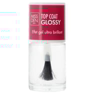 Miss den top coat glossy effet gel ultra brillant