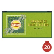 Lipton thé bio marrakech mint x20 34g