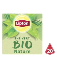 Lipton bio thé vert nature 20 sachets 28g