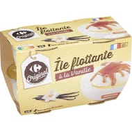 Carrefour original ile flottante à la vanille 4x100g