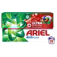 Ariel all-in-1 pods detergent ultra detachant 19d