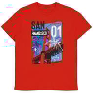Tee-shirt mc homme ROUGE SAN FRANCISCO XL