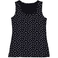 Débardeur femme NAVY DOTS WHITE T46\48
