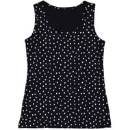 Débardeur femme NAVY DOTS WHITE T50\52