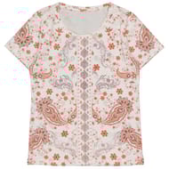 Tee shirt femme manches courtes WHITE AOP T50\52