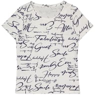 Tee shirt femme manches courtes BLANC T38\40