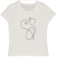 Tee shirt femme manches courtes BLANC T50\52