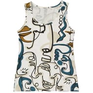 Débardeur femme BLANC FACE T50\52