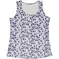 Débardeur femme BLANC AOP BLUE T38\40