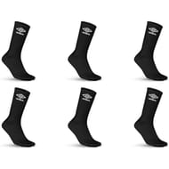 6 paires de chaussettes de tennis homme UMBRO NOIR T43\46
