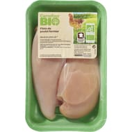 Carrefour bio filet de poulet jaune bio