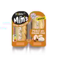Sodebo sandwich les mim's poulet fromage frais 120g