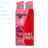 Ushuaïa déodorant femme grenade aérosol 2x200ml