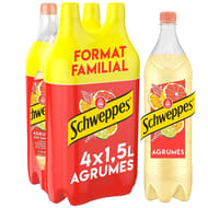 Schweppes agrumes 4x1.5L format familial