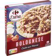Carrefour classix pizza bolognese cuite sur pierre 375g