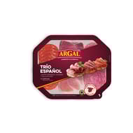 Argal trio espagnol serrano chorizo salchichon 21 tranches 150g