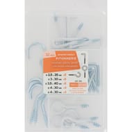 Tréfilaction assortiment pitonnerie (crochets, pitons, gonds) x32
