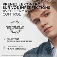 Men expert derma control gel moussant purifiant anti-imperfections 260ml