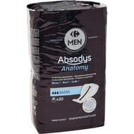 Carrefour men protections fuites urinaires homme niveau 1 absodys anatomy x20