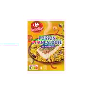 Carrefour sensation poisson andalouse riz aux légumes 300g