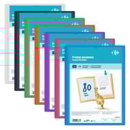 Carrefour protège-document personnalisable A4 40 pochettes 80 vues coloris assortis