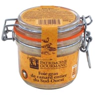 Patrimoine gourmand foie gras de canard entier du sud-ouest bocal 180g
