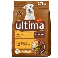 Ultima croquettes chien mini adulte poulet 2.75kg