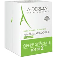 A-derma indispensables pain dermatologique au lait d'avoine 2x100g