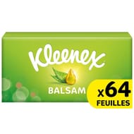 Kleenex mouchoirs boite balsam x64
