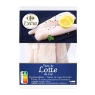 Carrefour extra filets de lotte du cap 500g