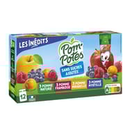 Pom'Potes compotes gourdes multivariétés les inédits 12x90g