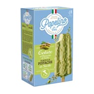Popelino 4 bâtonnets glace pistache de Sicile 312g