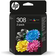 HP ENCRE 308 N+3CL cartouche d'encre