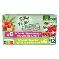 Pom'Potes compotes gourdes recettes du monde douceurs d asie 12x90g