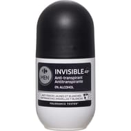 Carrefour men déodorant bille invisible 48h 50ml