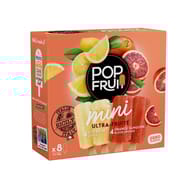 Pop Fruits 8 mini bâtonnets sorbet citron Sicile orange sanguine 280g