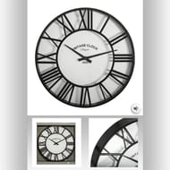 Horloge plastique d35cm noir
