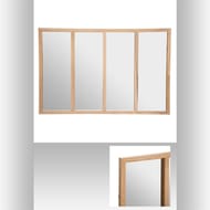 Miroir atelier bois "nae" 116x76cm