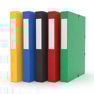 Carrefour boîte carte 24x32 dos 40mm 425 grammes coloris assortis