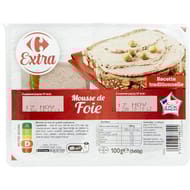 Carrefour extra mousse de foie 100g