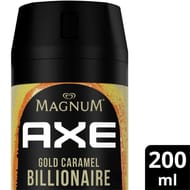 Axe déodorant bodyspray magnum caramel billionaire 200ml
