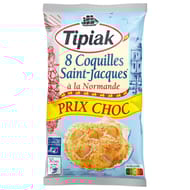 Tipiak 8 coquilles st jacques normande 720g prix choc