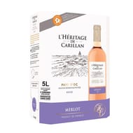 L'Héritage de Carillan vin rosé Languedoc Roussillon igp Merlot 5l