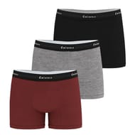Lot de 3 boxers Tailor homme Eminence ROUGE - 2500 ROUILLE T3