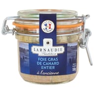 Jean larnaudie foie gras de canard entier à l'ancienne 180g