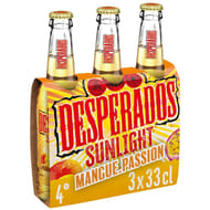 Desperados sunlight mangue passion 3x33cl 4%vol