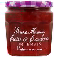 Bonne Maman fraise framboise intense 335g